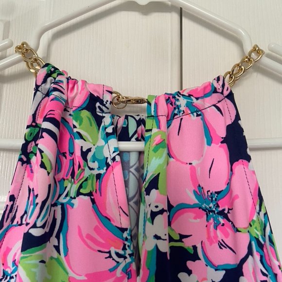 Lilly Pulitzer Bowen Floral Halter Top - Picture 6 of 7